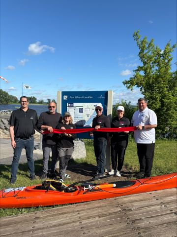 Inauguration route bleue 1