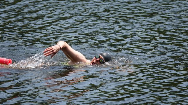 Nage eau libre lac Rawdon 2