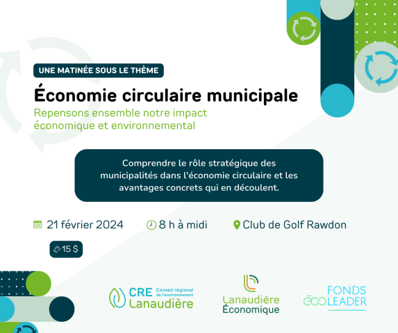 Economie circulaire municipale annonce